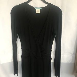 Cotton wrap knee length dress by Marciano